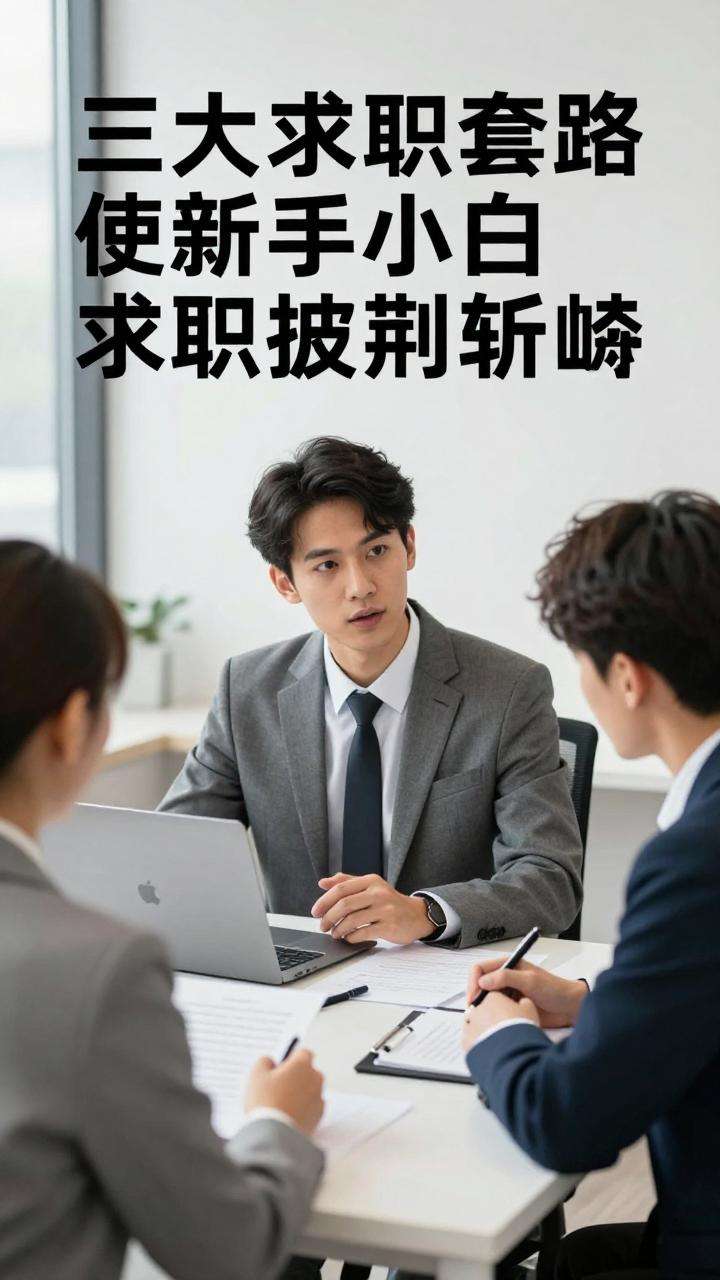 三大“套路”使你求职路上披荆斩棘，新手小白不可错过的求职技巧第一张图