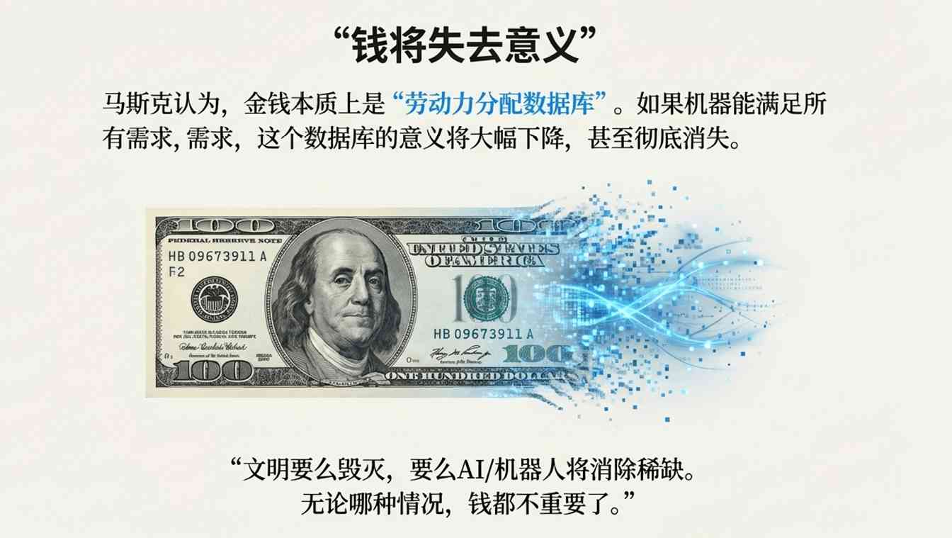 马斯克预言AI引爆经济变革