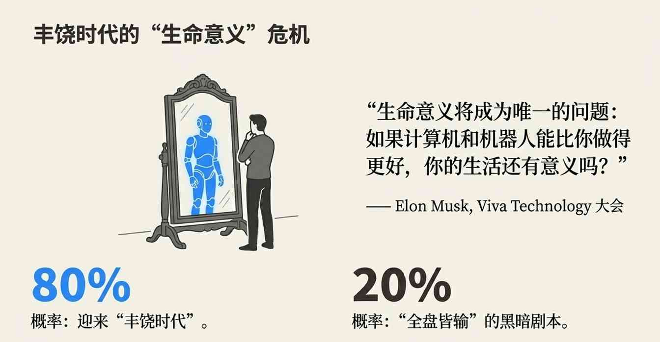 马斯克预言AI引爆经济变革