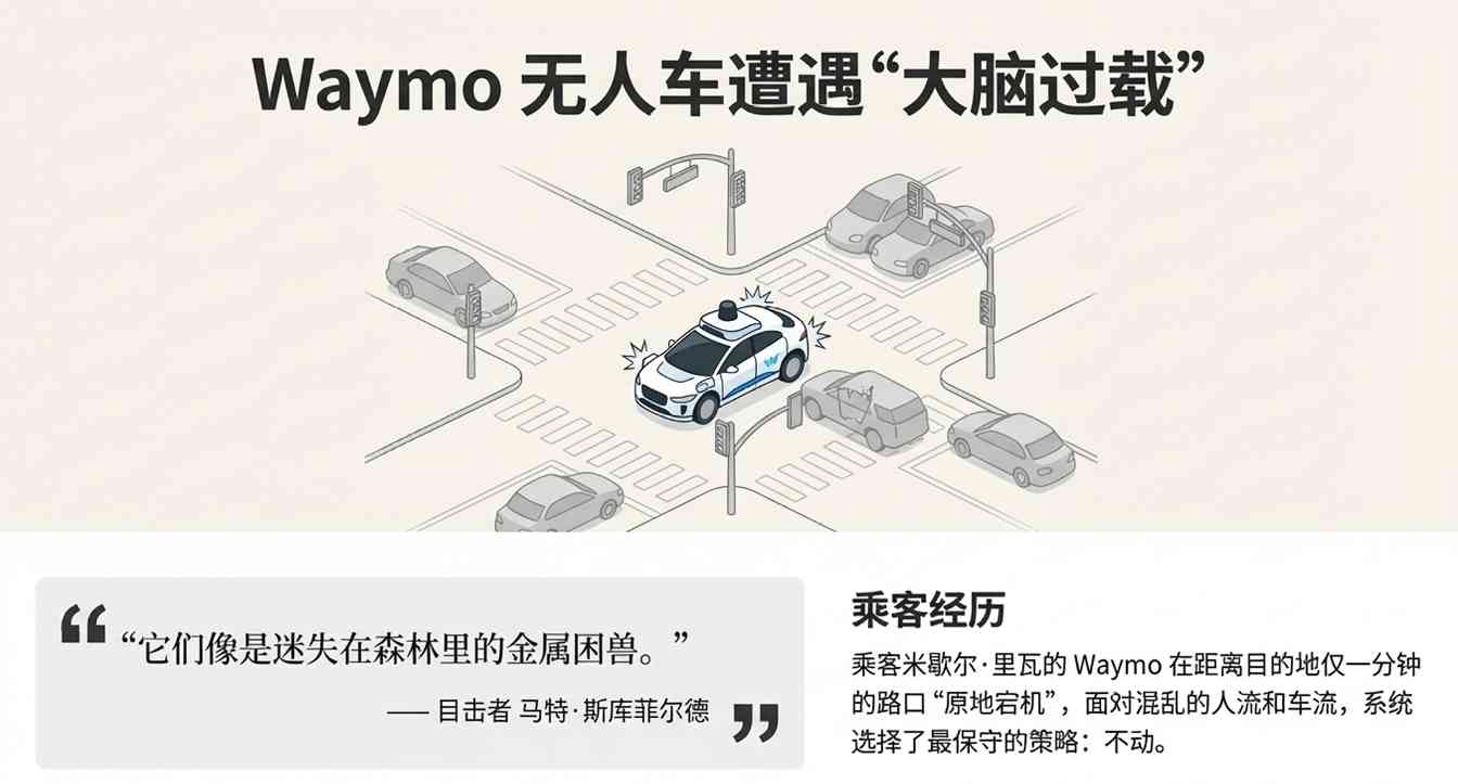 Waymo自动驾驶瘫痪，特斯拉技术胜出