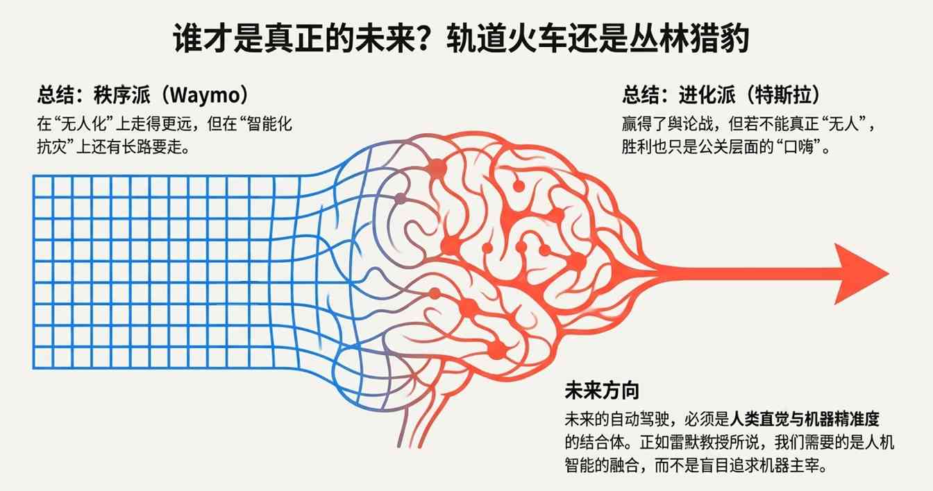 Waymo自动驾驶瘫痪，特斯拉技术胜出