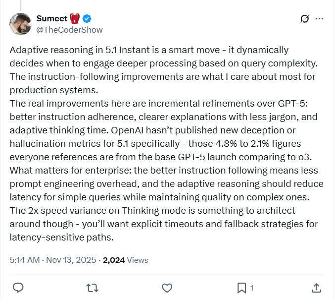 深夜重磅！GPT-5.1发布，奥特曼大谈情商，OpenA