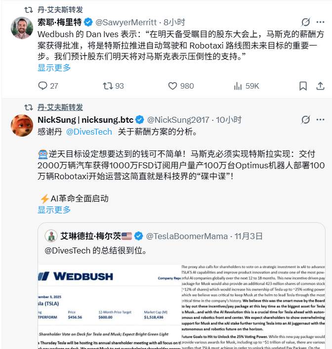 留住马斯克，要花“一万亿”？特斯拉股东将投下