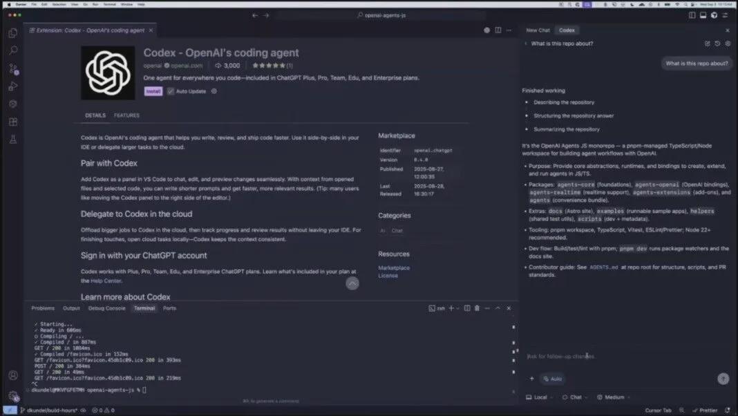 OpenAI推出GPT-5-Codex智能编程助手，可独立完成7小时复杂工程任务