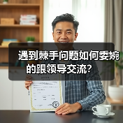 遇到棘手问题如何委婉的跟领导交流?(图2) 遇到棘手问题如何委婉的跟领导交流?(图2)