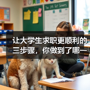 让大学生求职更顺利的三步骤,你做到了哪一步(图2) 让大学生求职更顺利的三步骤,你做到了哪一步(图2)