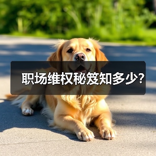 职场维权秘笈知多少?(图2) 职场维权秘笈知多少?(图2)