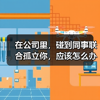 在公司里,碰到同事联合孤立你,应该怎么办?(图3) 在公司里,碰到同事联合孤立你,应该怎么办?(图3)