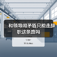 和领导闹矛盾只能走辞职这条路吗（图2）