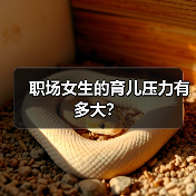 职场女生的育儿压力有多大？（图1）