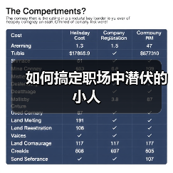 如何搞定职场中潜伏的小人(图1) 如何搞定职场中潜伏的小人(图1)
