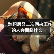 辞职后又二次回来工作的人会面临什么(图1) 辞职后又二次回来工作的人会面临什么(图1)