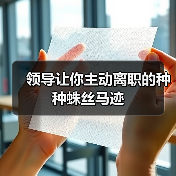 领导让你主动离职的种种蛛丝马迹(图2) 领导让你主动离职的种种蛛丝马迹(图2)