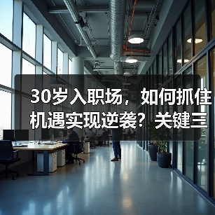 30岁入职场,如何抓住机遇实现逆袭?关键三要素(图2) 30岁入职场,如何抓住机遇实现逆袭?关键三要素(图2)