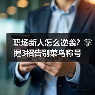 职场新人怎么逆袭?掌握3招告别菜鸟称号(图2) 职场新人怎么逆袭?掌握3招告别菜鸟称号(图2)