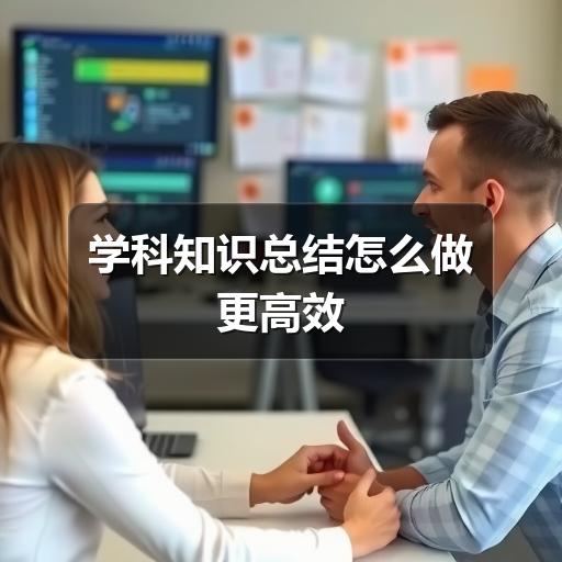 学科知识总结怎么做更高效