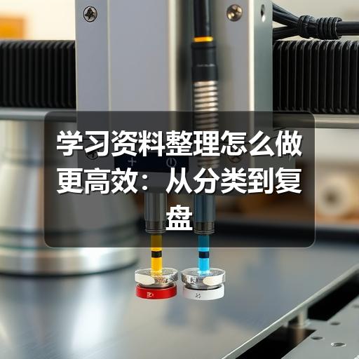 学习资料整理怎么做更高效：从分类到复盘的实用方法