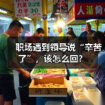 职场遇到领导说“辛苦了”,该怎么回?(图1) 职场遇到领导说“辛苦了”,该怎么回?(图1)