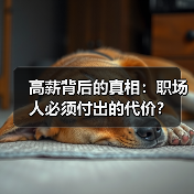 高薪背后的真相:职场人必须付出的代价?(图3) 高薪背后的真相:职场人必须付出的代价?(图3)