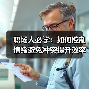 职场人必学:如何控制情绪避免冲突提升效率(图2) 职场人必学:如何控制情绪避免冲突提升效率(图2)