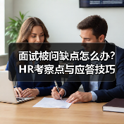 面试被问缺点怎么办?HR考察点与应答技巧(图4) 面试被问缺点怎么办?HR考察点与应答技巧(图4)