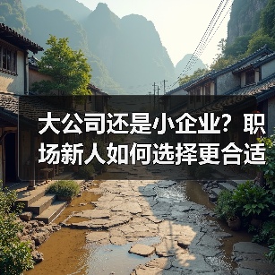大公司还是小企业?职场新人如何选择更合适?(图2) 大公司还是小企业?职场新人如何选择更合适?(图2)