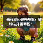 先就业还是先择业?哪种选择更明智?(图4) 先就业还是先择业?哪种选择更明智?(图4)