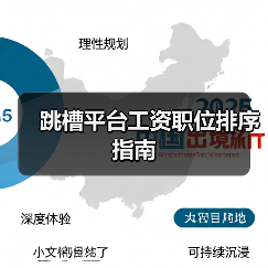 跳槽平台工资职位排序指南(图3) 跳槽平台工资职位排序指南(图3)