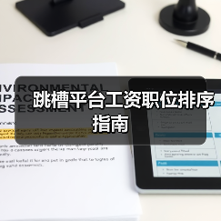 跳槽平台工资职位排序指南(图4) 跳槽平台工资职位排序指南(图4)