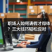 职场人如何请假才得体?三大技巧轻松应对(图1) 职场人如何请假才得体?三大技巧轻松应对(图1)