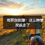 离职别犹豫！这三种情况该走了（图2）