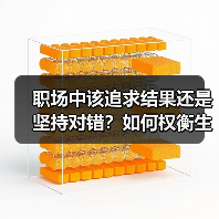 职场中该追求结果还是坚持对错?如何权衡生存之道(图2) 职场中该追求结果还是坚持对错?如何权衡生存之道(图2)