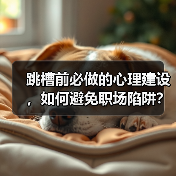 跳槽前必做的心理建设,如何避免职场陷阱?(图3) 跳槽前必做的心理建设,如何避免职场陷阱?(图3)