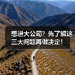 想进大公司?先了解这三大问题再做决定!(图3) 想进大公司?先了解这三大问题再做决定!(图3)