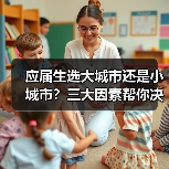 应届生选大城市还是小城市？三大因素帮你决策！（图4）