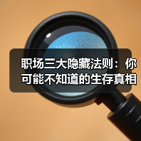 职场三大隐藏法则:你可能不知道的生存真相(图4) 职场三大隐藏法则:你可能不知道的生存真相(图4)