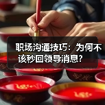 职场沟通技巧:为何不该秒回领导消息?(图4) 职场沟通技巧:为何不该秒回领导消息?(图4)