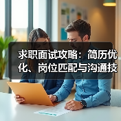 求职面试攻略：简历优化、岗位匹配与沟通技巧2026指南（图2）