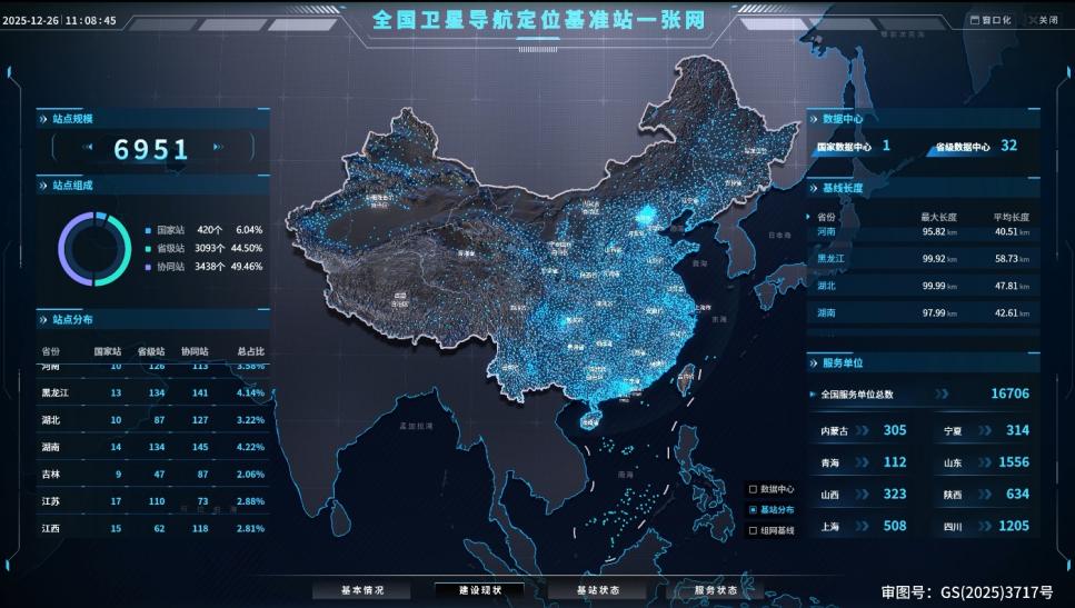 全国卫星导航基准站“一张网”赋能千行百业