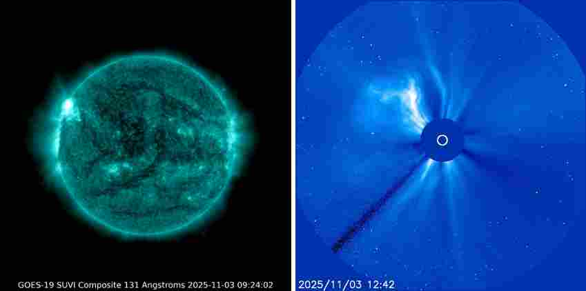 空间环境预报中心：11月6日发生大地磁暴，橙色警报级别