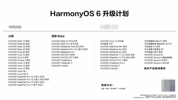 华为鸿蒙HarmonyOS 6正式发布