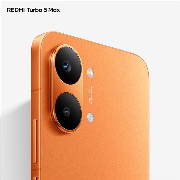 REDMI Turbo 5 Max阳光橙外观图公布