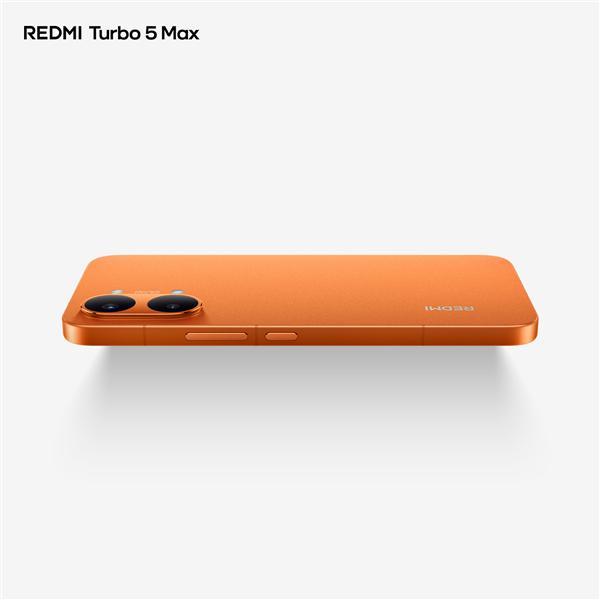 REDMI Turbo 5 Max阳光橙外观图公布