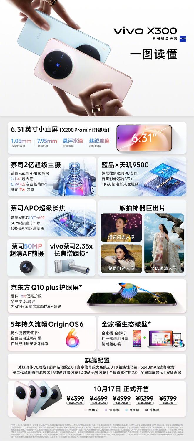 vivo X300手机全新好运红配色开售